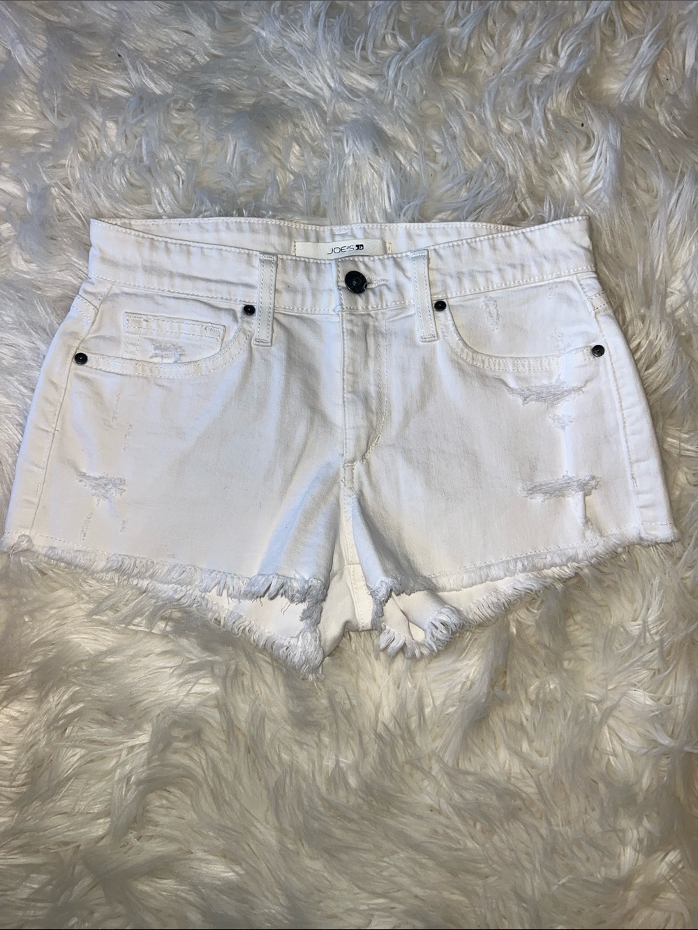 Joe’s White Denim Shorts